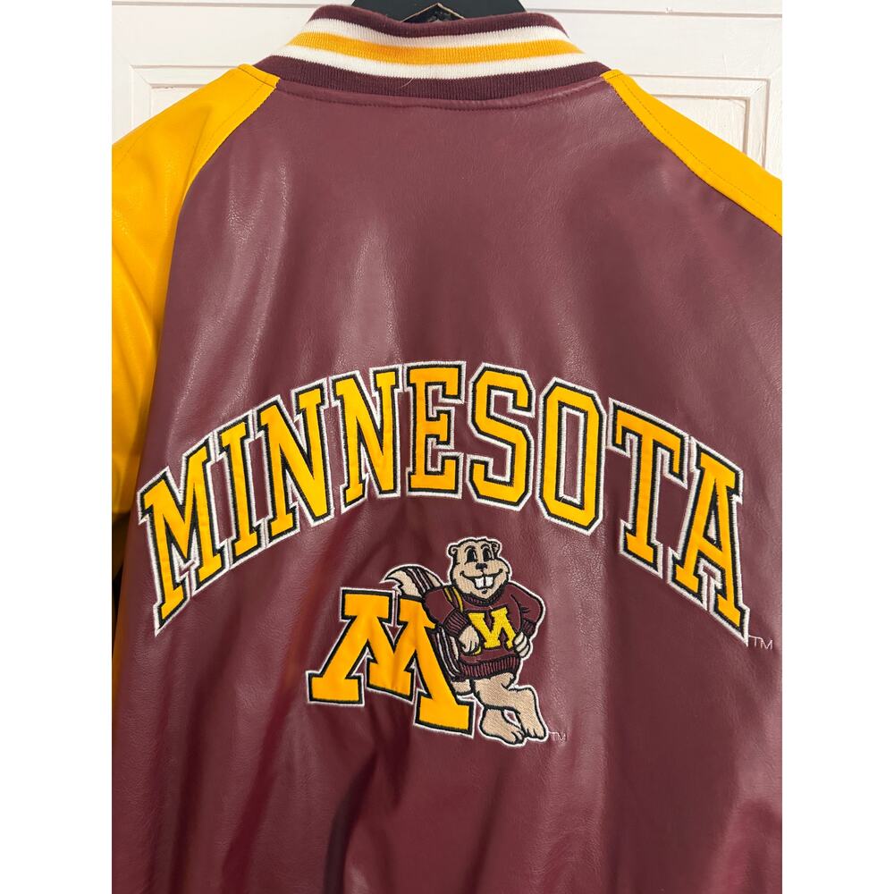 Retro Minnesota Golden Gophers Steve & Barry's Jacket Size XL - Picture 7 of 7